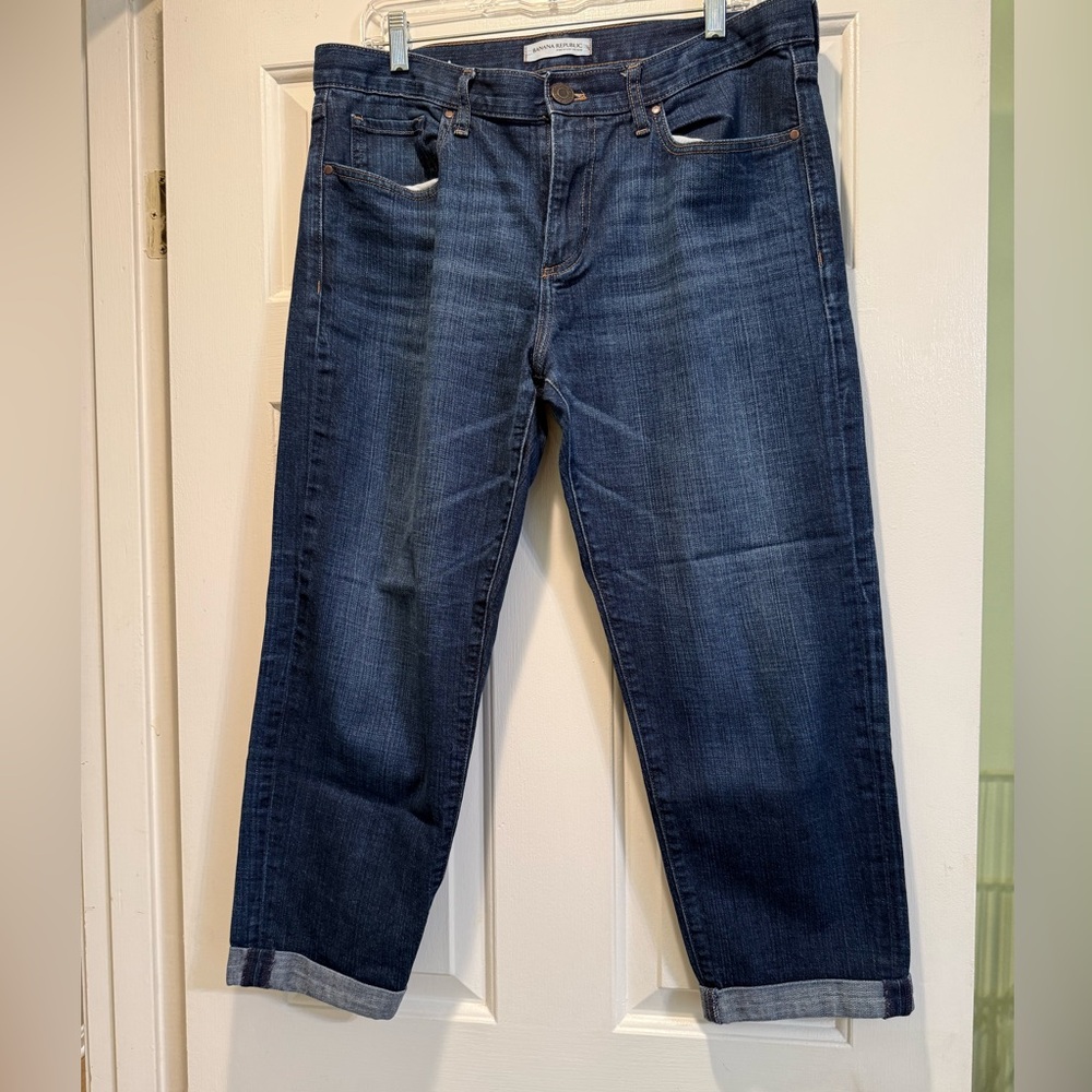 Banana Republic Dark Wash Boyfriend Jeans